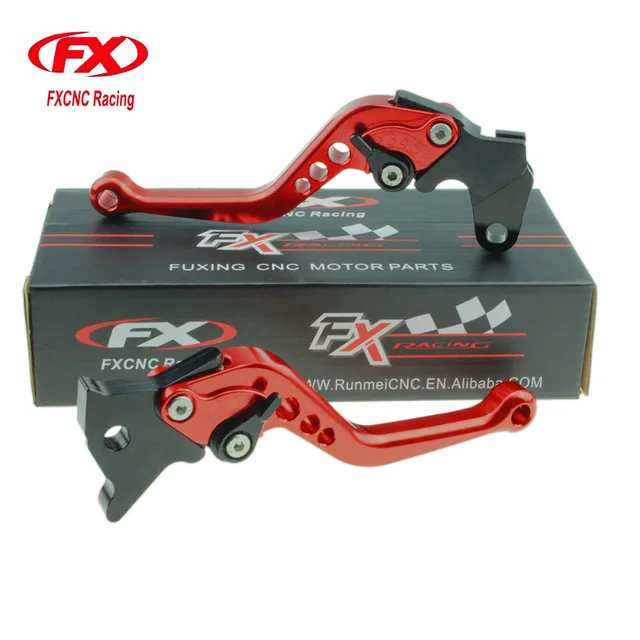FXCNC Aluminum Adjustable Motorcycles Brake Clutch Levers For Yamaha