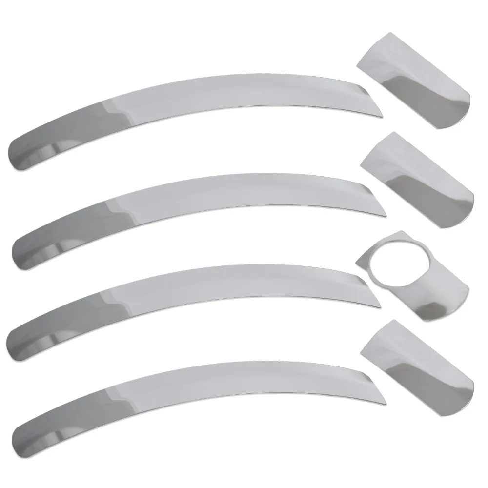 

CITALL 8pcs Stainless steel Door Handle Cover trim Molding Cap for Ford Focus Escape kuga