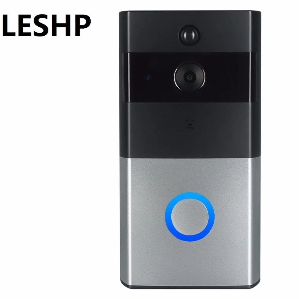 

Wireless Video Doorbell 1.0MP HD Camera Night Vision Two-way Audio Intercom Waterproof PIR Motion Detection door bell camera