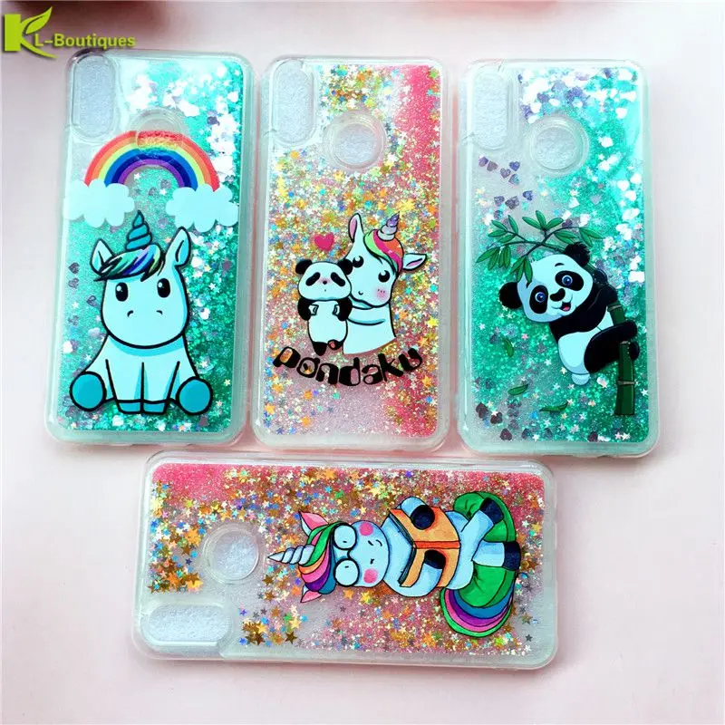 

Nova 3i Liquid Case on for Coque Huawei Nova 3i Cover for Fundas huawei nova 3i nova3i Case Unicorn Soft TPU Silicone Back Cover