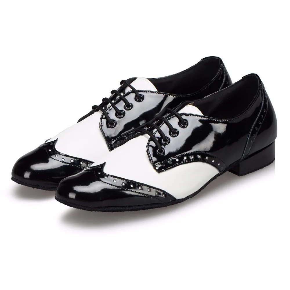 Мужская обувь для латинских бальных танцев, 3 цвета, обувь для сальсы, низкий каблук 2,2 см, замшевая подошва, Мужская Современная танцевальная обувь на заказ вручную, VA30