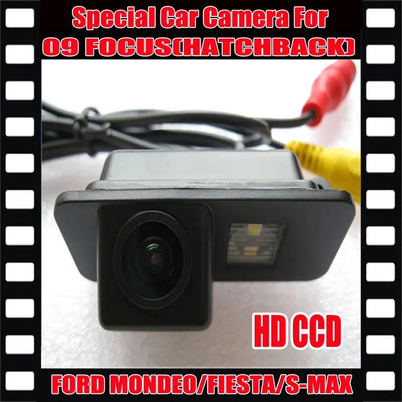 

HD CCD Car Rear View Camera Reverse backup Camera rearview parking for 09 focus ford mondeo fiesta/s-max camera Free shipping