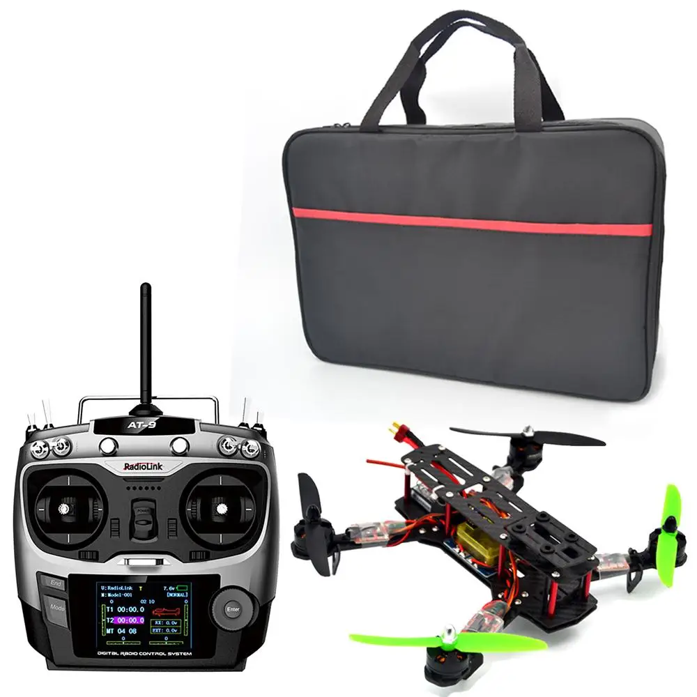 FPV Frame Racing CC3D Flight Controller MT2204 2300KV Motor Simonk fpv12A ESC 5030 propeller AT9 QAV