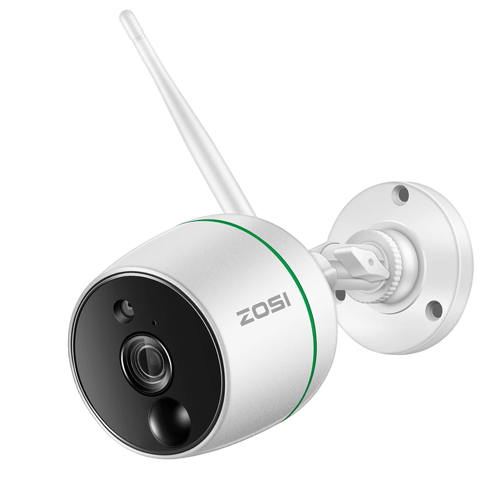 ZOSI Full HD 1080P WiFi ip-камера, наружная Водонепроницаемая беспроводная ip-камера наблюдения, PIR датчики движения, Двусторонняя аудио