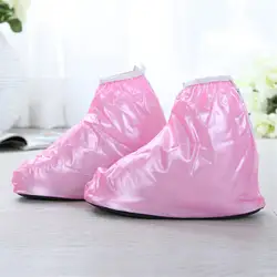 Детские туфли для многократного применения крышка детские резиновые сапоги для мальчиков и девочек ПВХ водонепроницаемый протектор