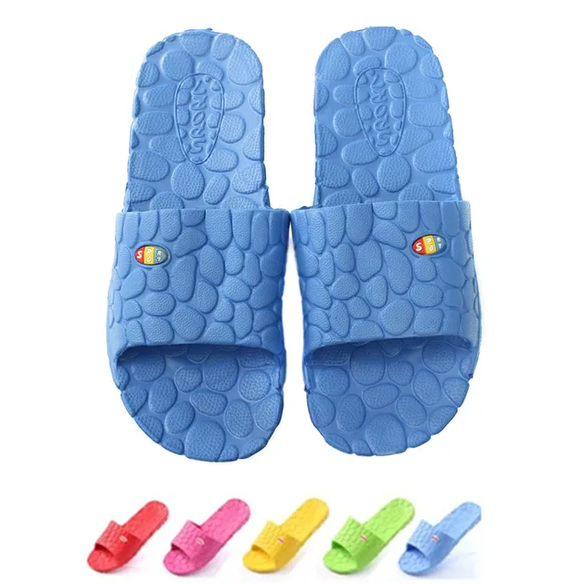 New Fashion Casual Ladies Indoor Floor Non-Slip Wear-resistant & Waterproof Home House Women Summer Slippers Massage Shoes Size