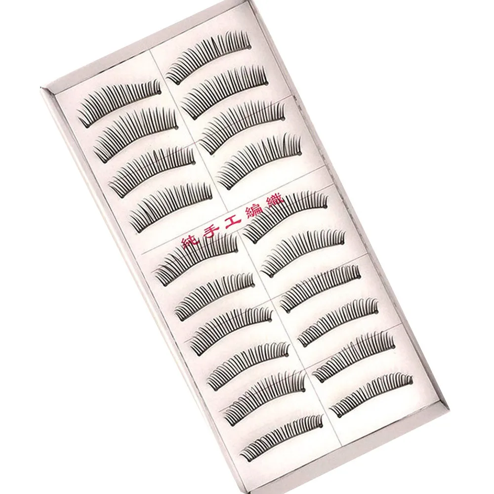

10 Pair Luxury Lashes 3D Mink Eyelashes Handmade Reusable Natural Curling Thick Eyelashes Popular False Lashes Makeup L58