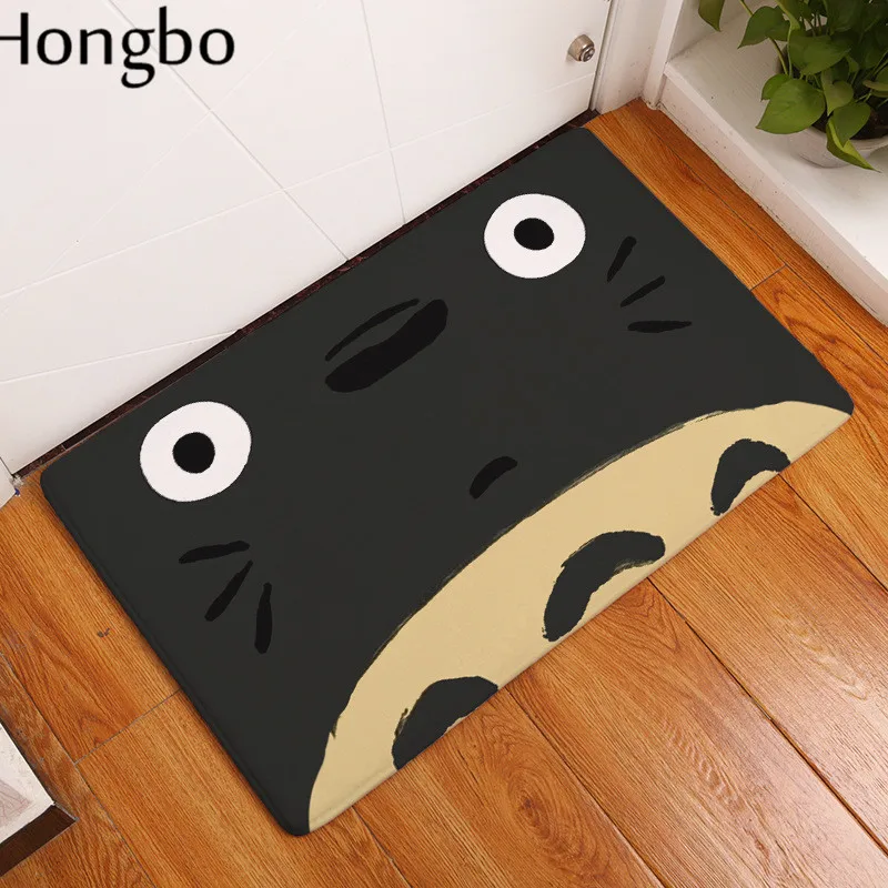 Hongbo Тоторо коврик 40*60 см шиншилл Кот животные Модные прямоугольные маты входная дверь моющиеся кухня пол ванная комната - Цвет: 1