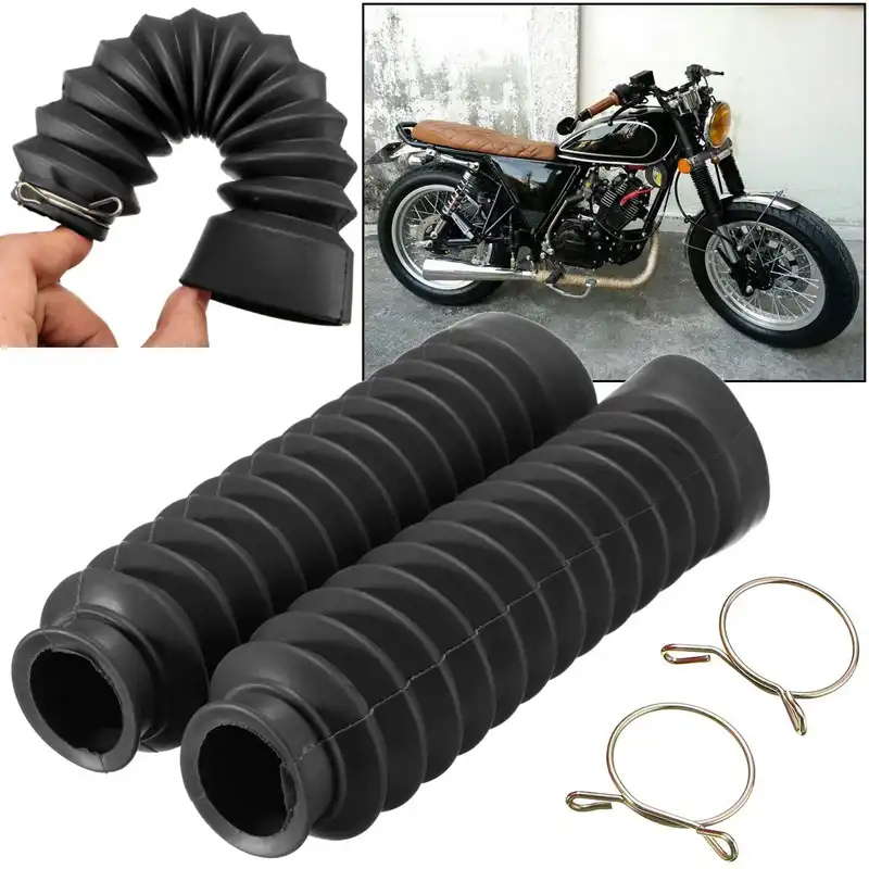 naranja modificaci/ón de la motocicleta Protector del protector del calzado de la pierna de la horquilla inferior Cubierta del protector del protector del zapato de la pierna de la horquilla