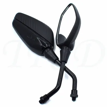 

Universal 10mm Motorcycle Mirror Scooter E-Bike Rearview Mirrors Back Carbon Fiber color design For Kawasaki Z750