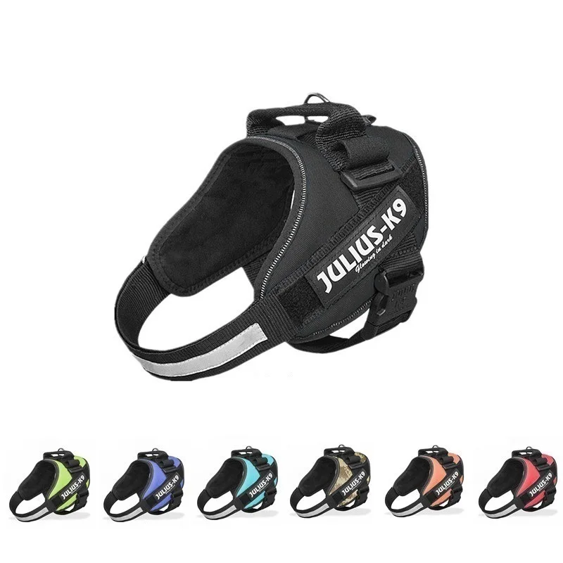 

New JULIUS K9 Dog Pet Harness Vest For Small Large Big Grow Training Collar Pet Safety Cat Waterproof Nylon Arneses Perro