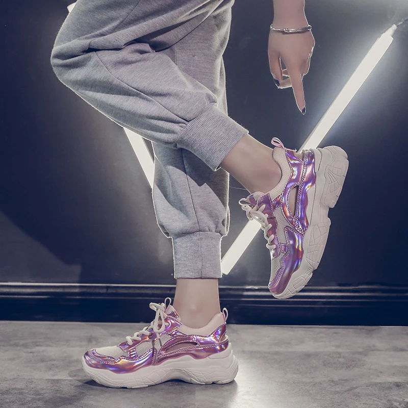 

YRRFUOT Casual Shoes For Women Outdoor Breathable Rubber Woman Fashion Sneaker Spring Flats Shoes Zapatos Mujer Women Sneakers