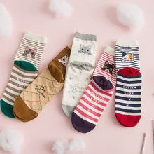 Новые женские теплые носки чулочно-носочные изделия милые хлопковые носки с героями мультфильмов женские забавные носки Kawaii Calcetines Meias Skarpetki Damskie женские носки