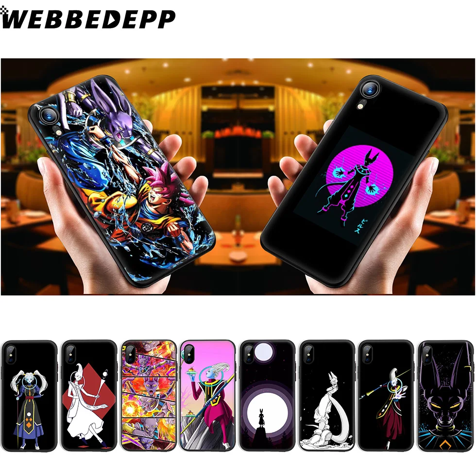 WEBBEDEPP Dragon Ball Z Whis beerus мягкий силиконовый чехол для iPhone 11 Pro Xr Xs Max X или 10 8 7 6 6S Plus 5 5S SE