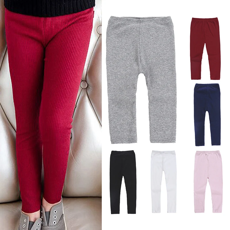

High Quality Baby Kids Girls Crochet Cotton Leggings Girl Autumn Winter Outfit Outwear Warm Pants Children Clothing drop ship
