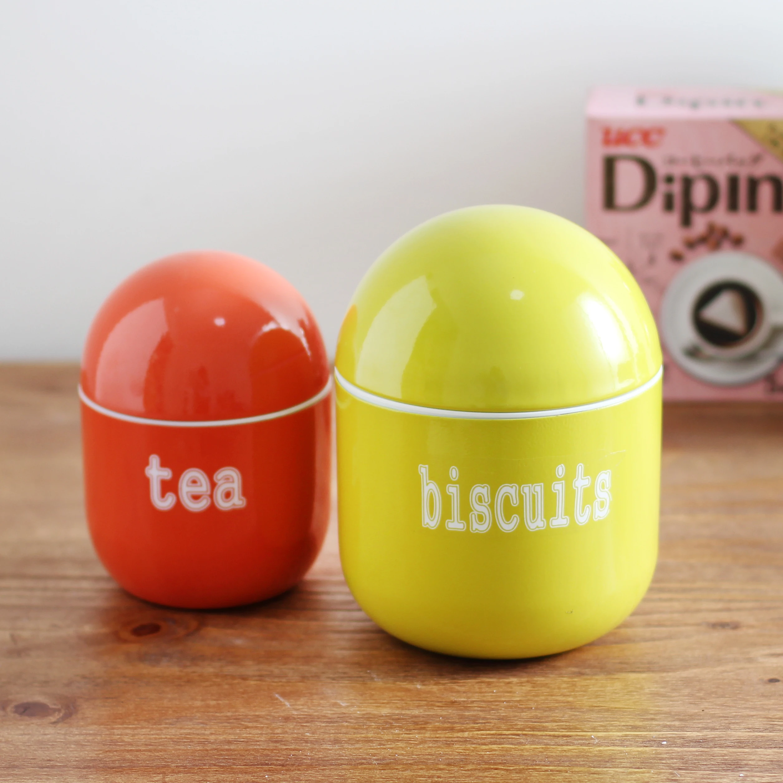 

1Pcs Circular Box Tea Biscuits Snack Storage Tank Multipurpose Covered Metal Lovely Household Living Room Kitchen 11mm*11mm*15mm