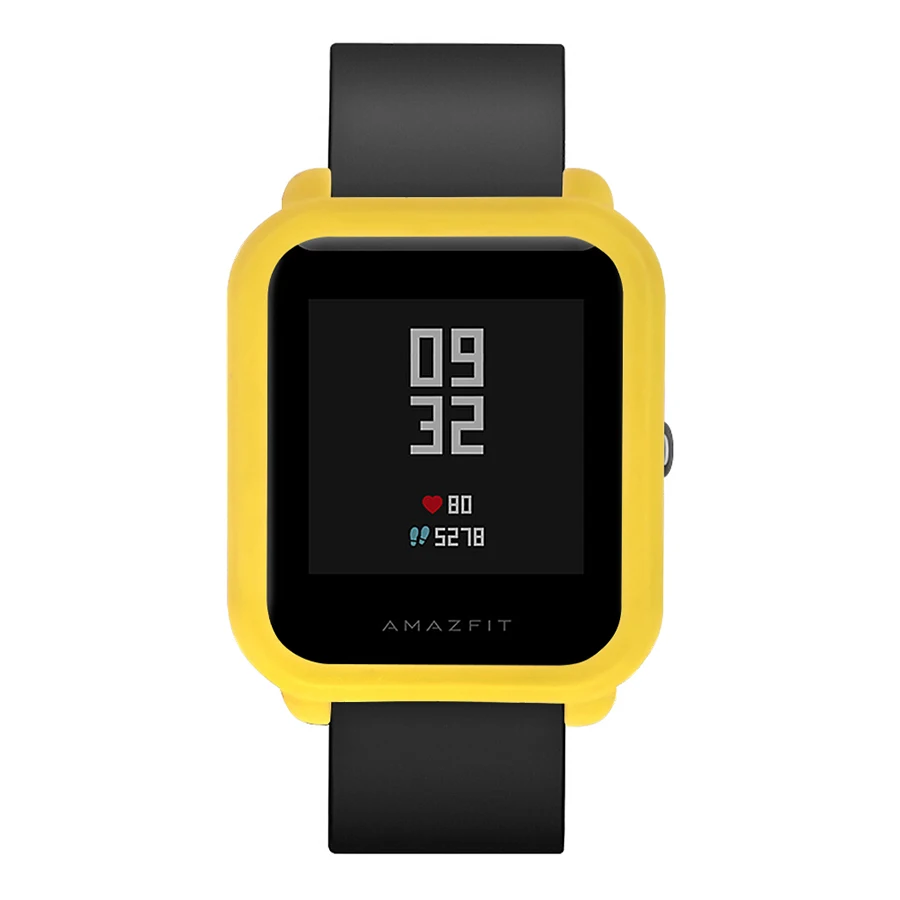 Силиконовая защитная рамка для Xiaomi Huami Amazfit Bip Bit Youth Watch чехол защитная оболочка для Amazfit Bip аксессуары