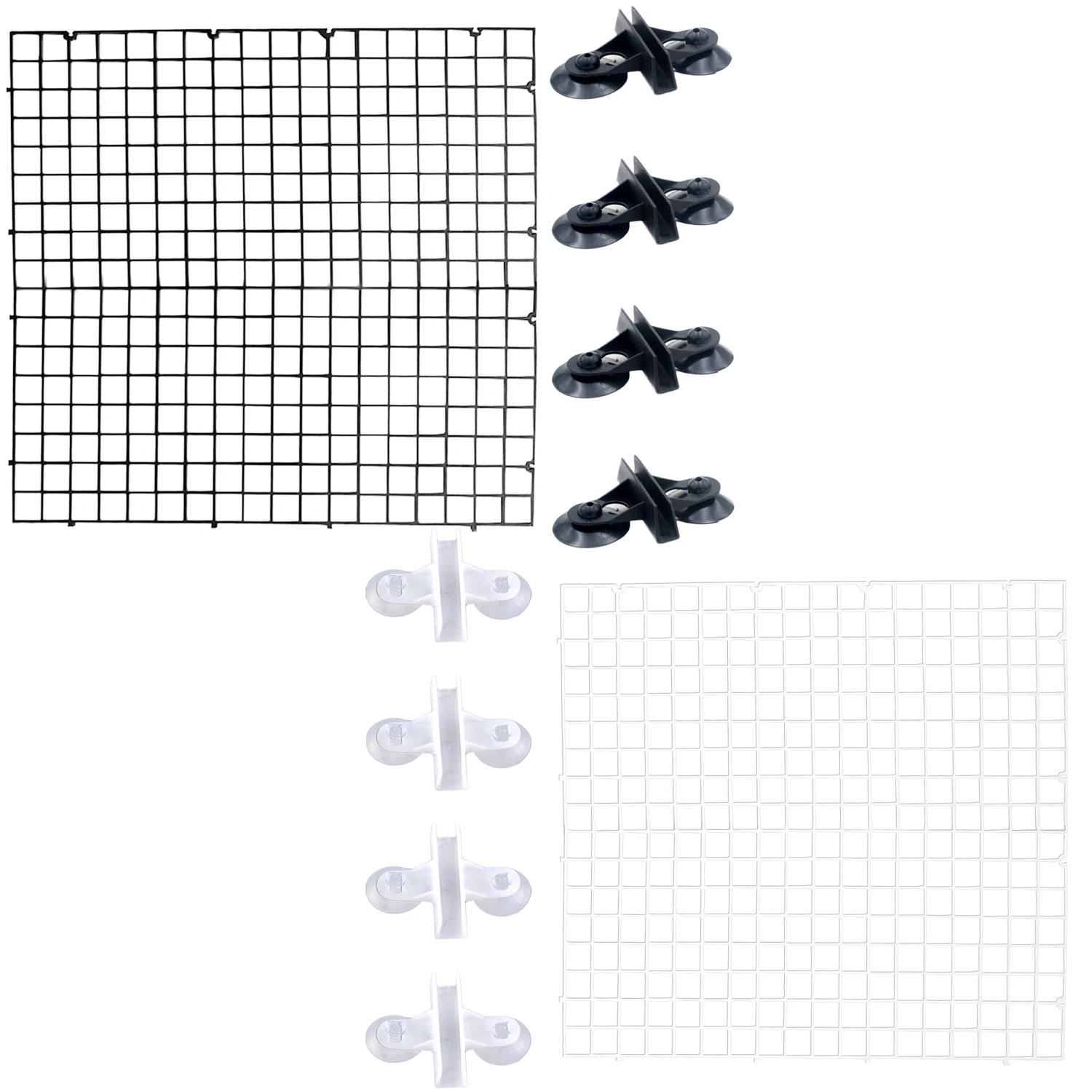 Аквариумный аквариум пластиковая разделительная плата делителя жарки сегрегация заводчик сеть с 4 шт присоски 30x30 см