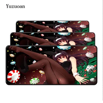 

Yuzuoan Sexy lovely Sexy girl Anime Durable Large Mouse Mat Pad Size for 40x80cm and 40x90cm Gaming Mousepads For CSGO DOTA LOL