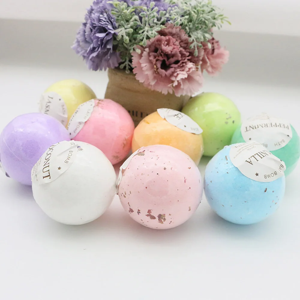 

1 piece Bath Bombs Single pack100G Natural Essential Handmade Organic Spa Bomb Ideal Gift for Women Bath Salt, Fizzy Spa