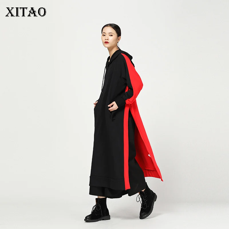 [XITAO] Женская Осенняя корейская мода 2018 новая Толстовка с длинным рукавом и