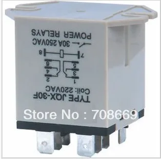 

10PCS DC 12V 24V AC110V 220V Coil 30A 250V AC Contact 5 Terminals Power Relay JQX-30F