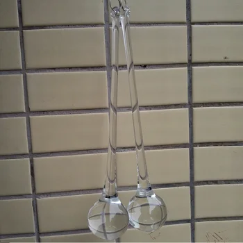 

20pcs/lot 30x200mm Clear Large Crystal Raindrop ball glass Chandelier crystal Hanging Drops Pendants free shipping