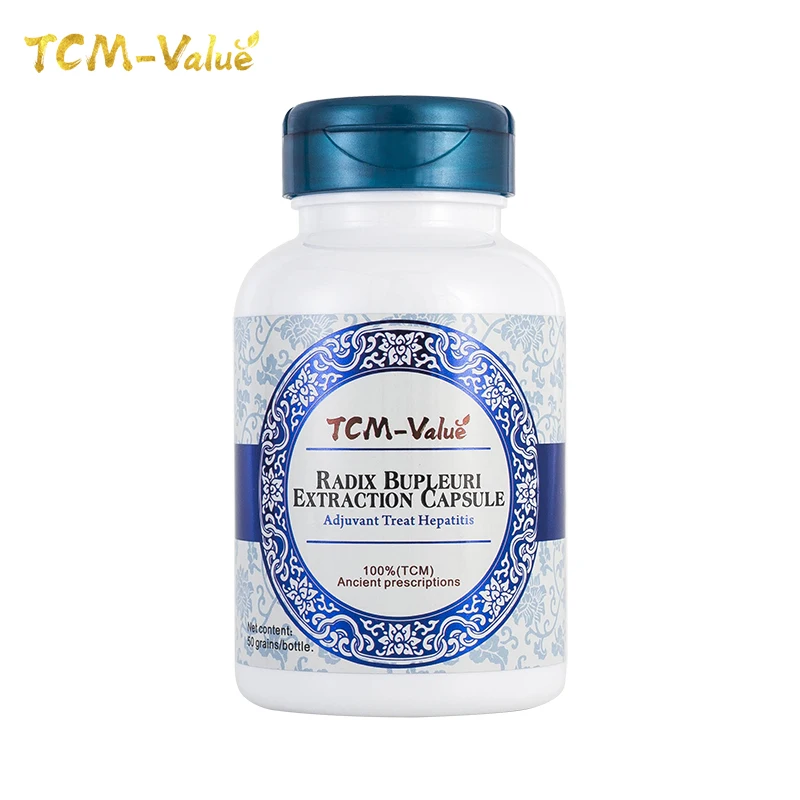 

TCM-Value Radix Bupleuri Extraction Capsule, Adjuvant Treat Hepatitis, Cure and Prevent Cirrhosis, Regular drinkers, 50pcs
