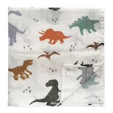 Бамбуковая хлопковая детская пеленка обертывание мягкое бамбуковое Хлопковое одеяло для детской коляски использовать детское одеяло 120*120 см