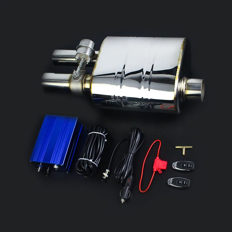 

New Car Muffler Vacuum Pump Valve Control Sets Single Inlet to Double outlet 1 Valve Remoter Control Valve kits