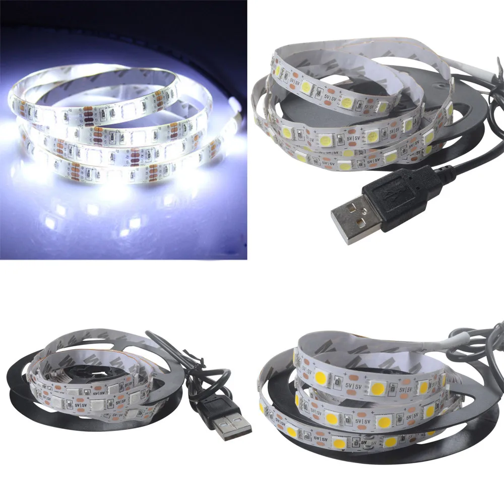 2M Led Strip 120 Lights 5050usb Waterproof Light Belt Led 2M Usb Strip Lights Tv Back Light Color Changing #4P26 (11)