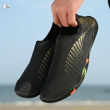 Быстросохнущая Летняя Пляжная вода болотная обувь Для мужчин восходящий Aqua сандалии река море тапочки дайвинг носки для купания Tenis Masculino