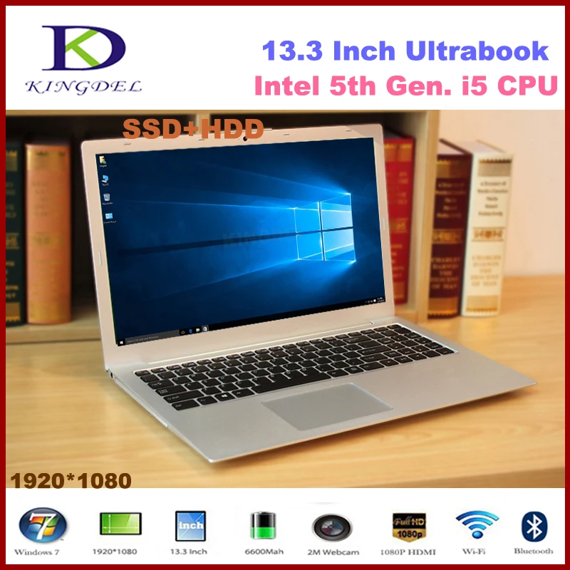 Cheapest price for 13.3 inch Ultrabook Core i5-5200U laptop computer Dual Core 8GB RAM 256GB SSD, WIFI,Bluetooth,HDMI