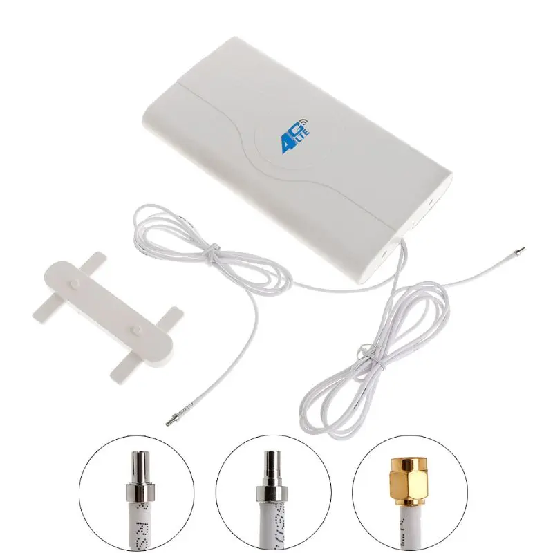 

TS9 SMA CRC9 Connector Indoor Blazing Fast 3G 4G 88dBi LTE MIMO Mobile Antenna 700MHz-2600MHz 2M Cable