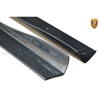 

For BWM M3 M4 Carbon Fiber Side Skirt 4-door sedan Auto Racing Car Styling Body Kit High Quality Real Carbon Fiber Side Skirts