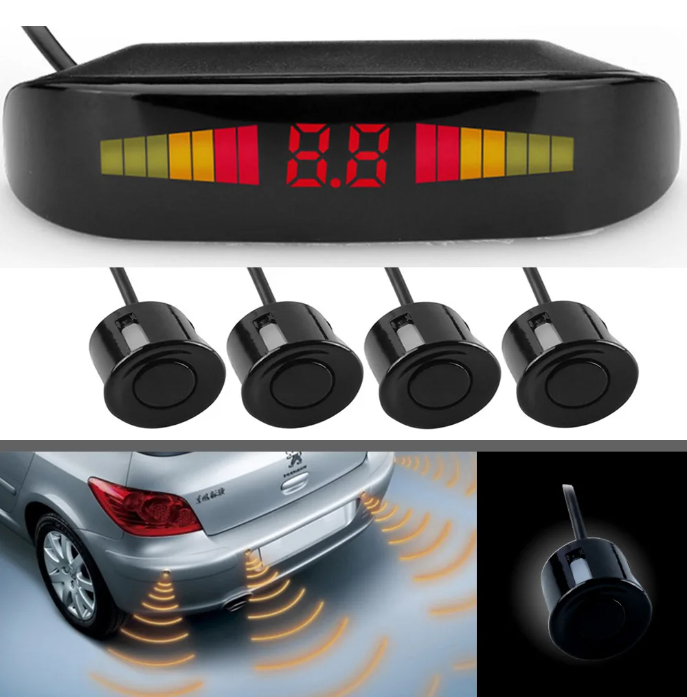 

Car Parking Radar Sensor Backup Radar System with LED Backlight Display