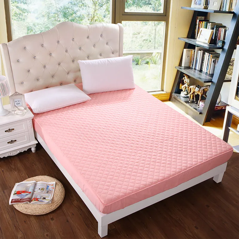 Microfiber Mattress Protector Cover For Bed Wetting Anti mite Fabric Bed Mattress Cover Pad