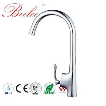 

Beelee Kitchen Faucet Nordic Electroplating Chrome Single Handle Faucet Modern Water Mixer Faucet Deck Mounted Tap