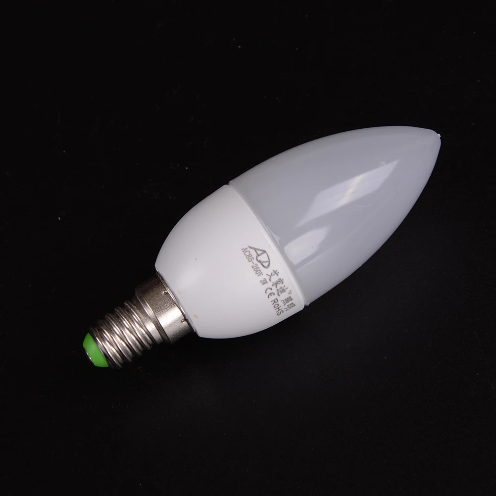High Brightness E14 AC220V LED Candle Light 2835SMD Bulb Lamp  for Home Decoration