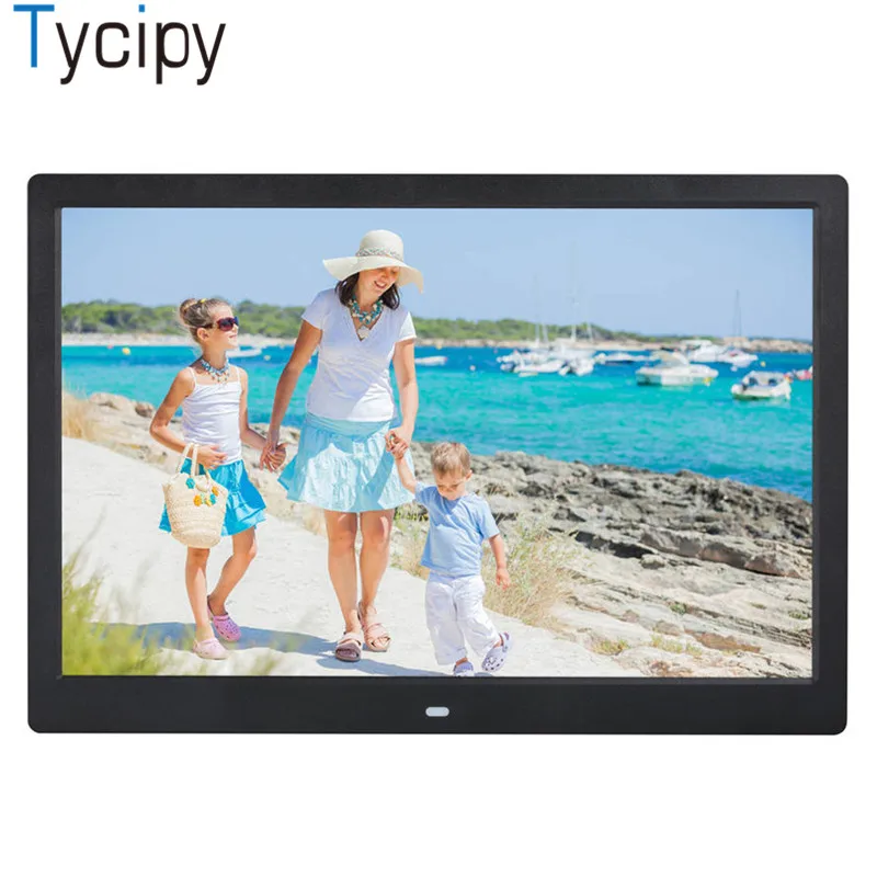 Tycipy 1" Цифровая фоторамка HD lcd электронный 1280*800 светодиодный экран фоторамка с пультом дистанционного управления для музыки Mp3 видео Mp4