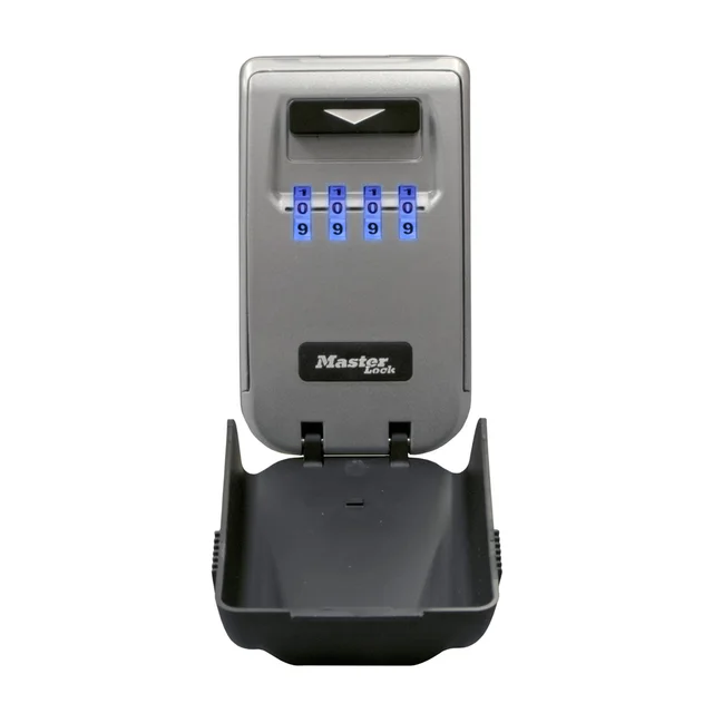 Master Key Safe Box Outdoor Wall-mounted Keys Storage Box Night Glowing 4 Password Lock Home Office Company Security Organizer 1
