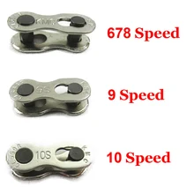 1 para 2 szt. Łańcuchy rowerowe do roweru szosowego i górskiego łącznik do łańcuszka rowerowego do 6/7/8/9/10 11 prędkości szybkie ogniwo główne łańcuch łączący BC0101