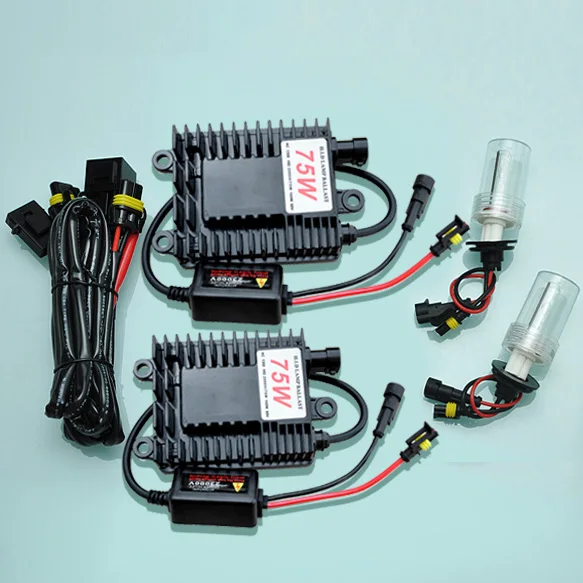 

75W 9006 4300K Bulbs HID Xenon Digital Ballast Conversion Headlight Kit Bright New [AC408]