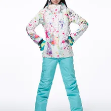 GSOU SNOW Новая Дизайнерская куртка для сноуборда, пальто для походов и кемпинга, зимняя водонепроницаемая ветрозащитная одежда для женщин