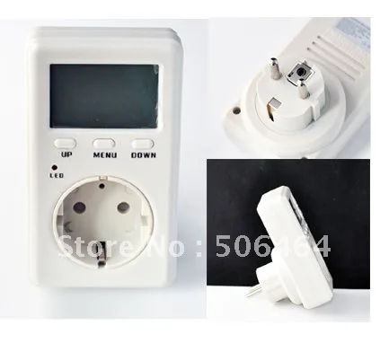 

WATT WATTMETER DIGITAL SOLAR ENERGY METER 4mm round plug EU Version
