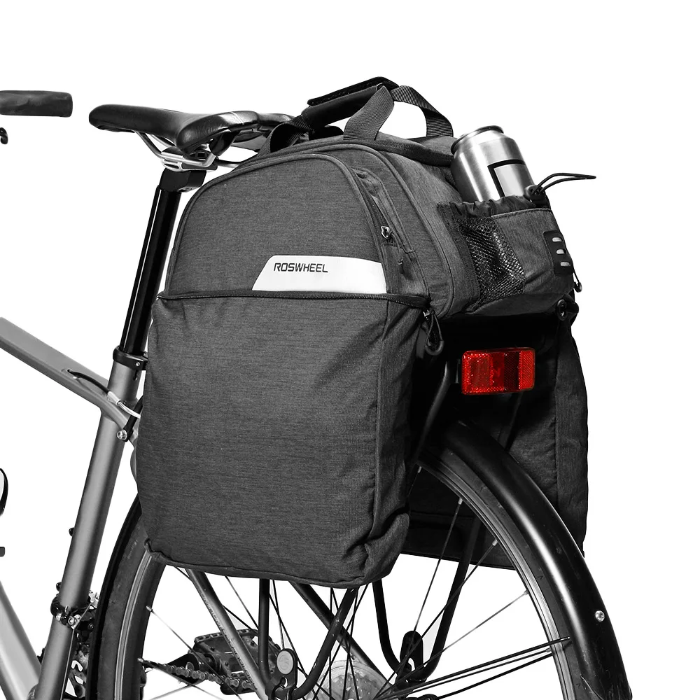 Us 34 49 Roswheel 11l Mountain Road Bike Bicycle Pannier Bag Cycling Rear Seat Rack Trunk Pack Carrier Shoulder Handbag In