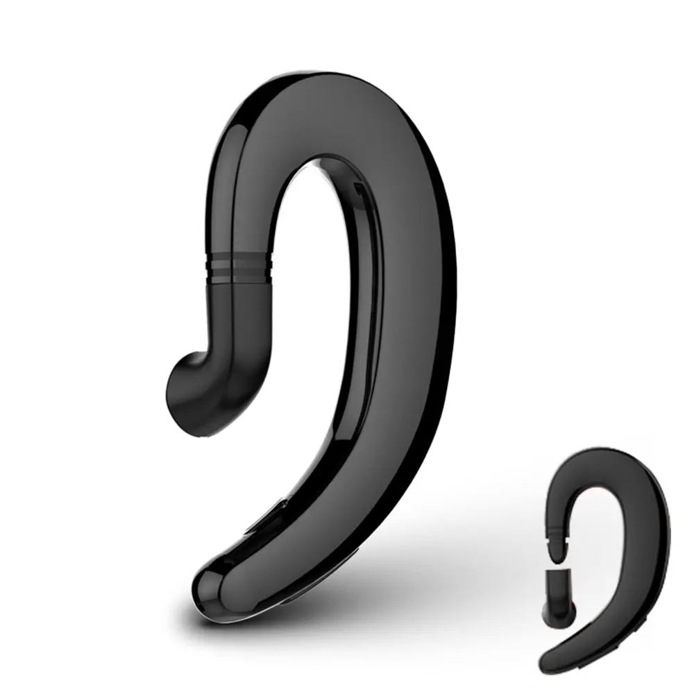 

Bluetooth Headset Wireless Mini Hanging Ear Hook Sports Driving Handsfree Bone Conduction Earphone with Mic for iPhone xiaomi