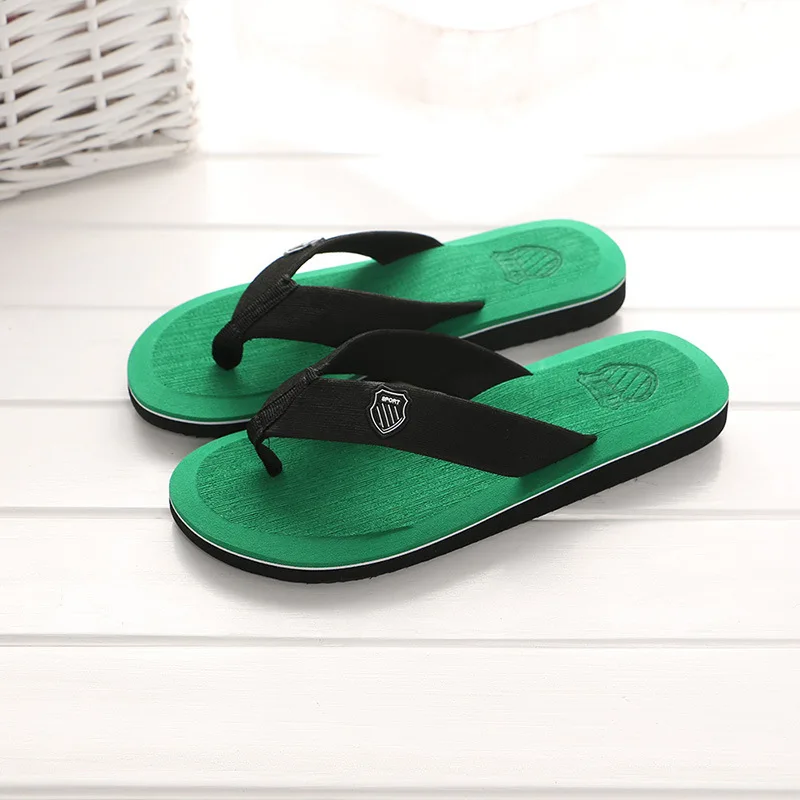 

=2019 NEW flip flop Men Flip Flops Beach Sandals Male Slipper Fashion Men Flat Flip-flops sandalias Bathroom slipper
