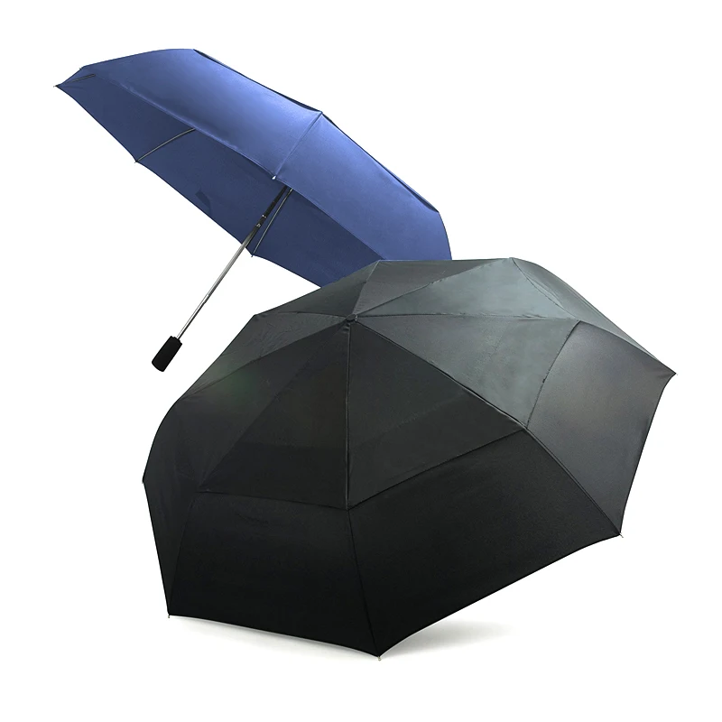 

125CM Windproof Automatic Umbrella Large For Men Folding Umbrella Rain Woman Double Golf Business Automatic Car Umbrellas