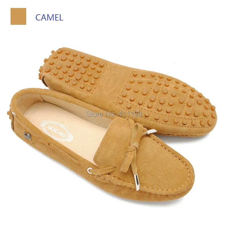 2014 color de Las Mujeres de la pajarita de cuero Mocasines de Los Holgazanes señora Zapatos F961 color Camel disponibles|shoes tennis|shoe rosesshoes AliExpress